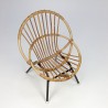 Vintage chair for children rattan