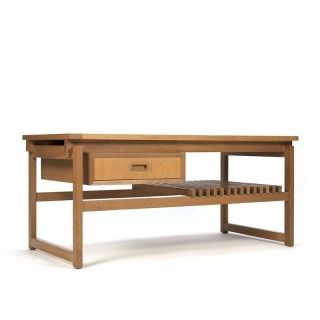 Vintage oak side table