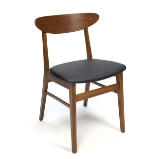 Deense Farstrup 210 vintage eettafel stoel