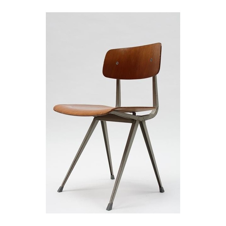 Friso Kramer 4 Result stoelen hout - Retro Studio