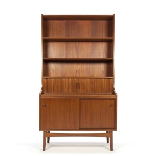 Danish vintage Nexo wall cabinet in teak
