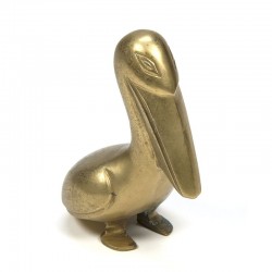 Vintage brass pelican