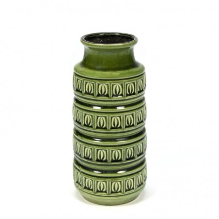 Green vintage West Germany vase