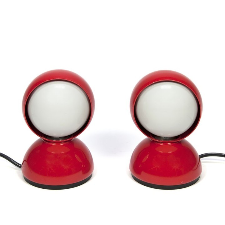 Vintage set Eclisse lamps design Vico Magistretti for Artemide