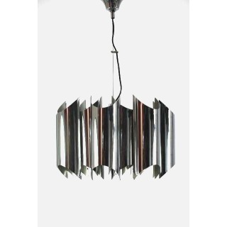 Chromen Italiaanse vintage design hanglamp - Retro Studio