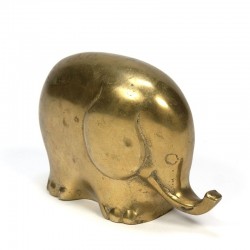 Vintage brass small elephant