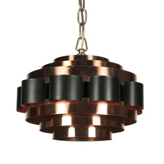 Vintage Deense hanglamp design Werner Schou