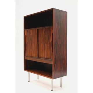 Palissander houten kast schuifdeuren - Retro Studio