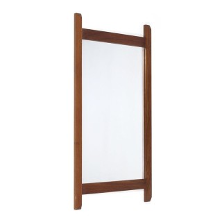 Small rectangular Danish vintage mirror