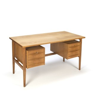 Danish vintage oak desk