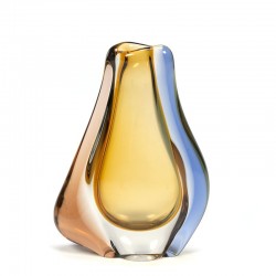 Vintage decorative Sommerso glass vase
