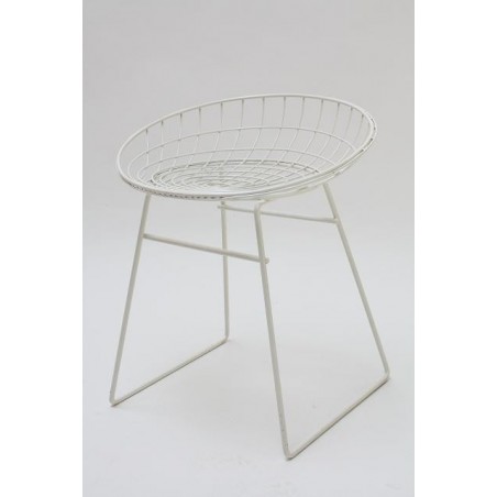 Cees Braakman wire stool white