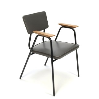 Vintage Willy van der Meeren chair by Tubax