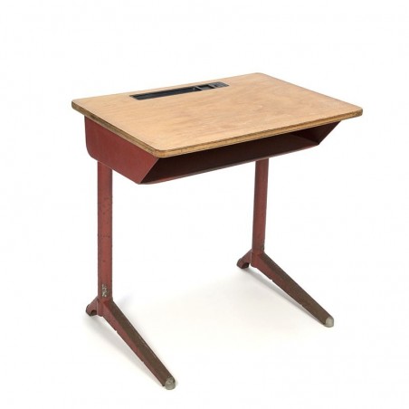 Vintage industrial children's desk from the 1950s