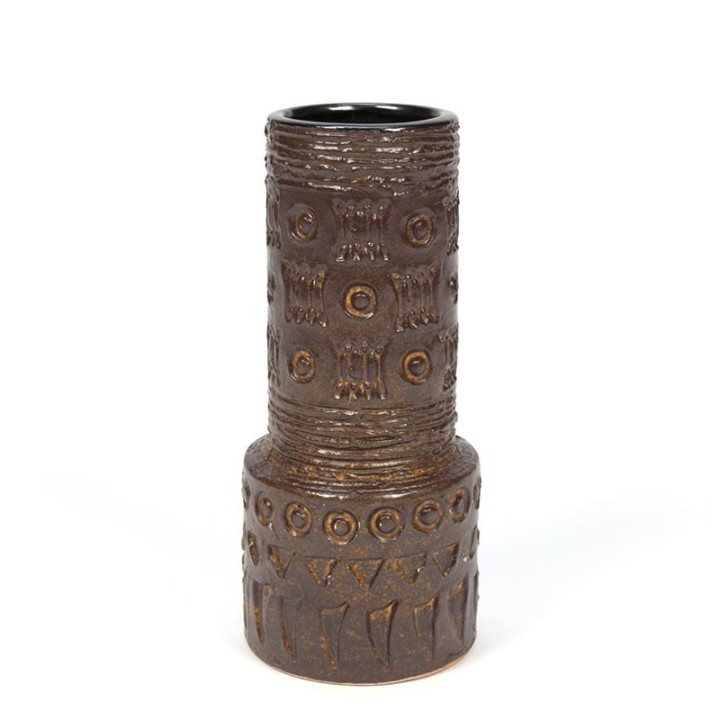 Vintage earthenware vase brand Spara