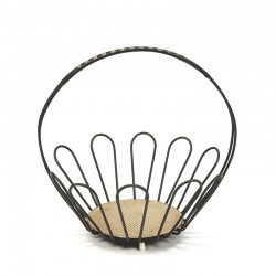 Vintage decorative metal basket
