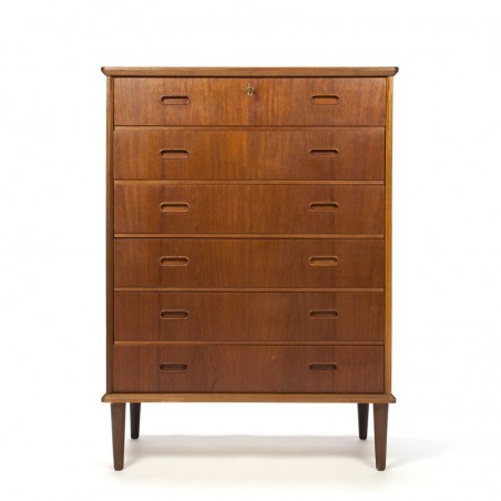 Teak Danish vintage chest of drawers