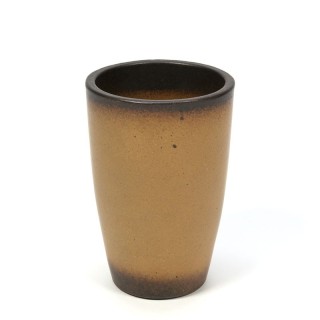 Vintage brown Ravelli vase