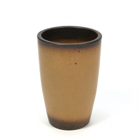 Vintage brown Ravelli vase