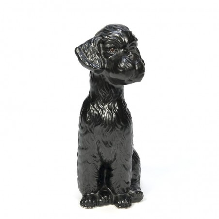 Vintage aardewerk hond merk Jema