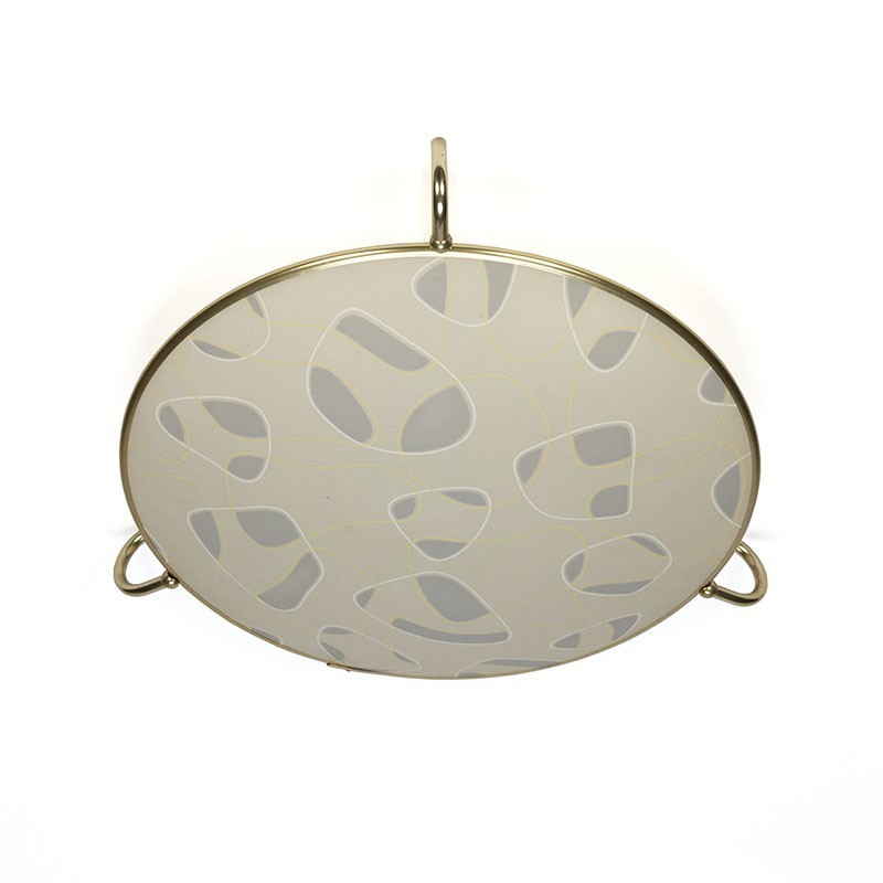 Vintage ceiling lamp with brass details