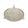 Vintage ceiling lamp with brass details
