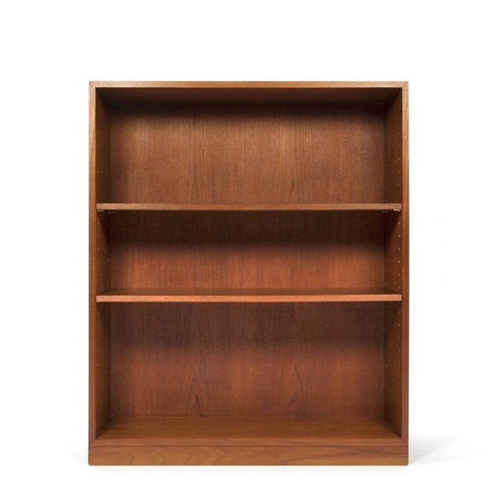 Deense vintage teakhouten boekenkast