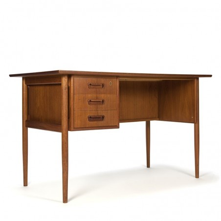 Danish vintage Tibergaard desk in teak wood