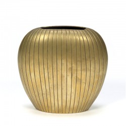 Vintage brass decorative vase