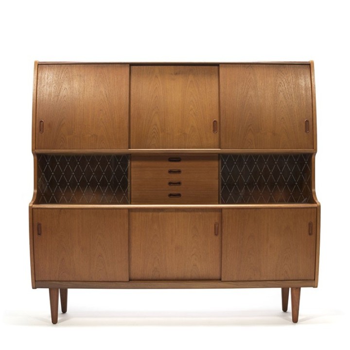 Deense vintage buffet kast in teak