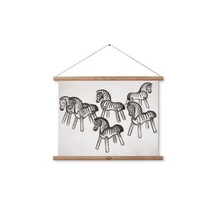 Zebra schets op canvas Kay Bojesen Gallerie