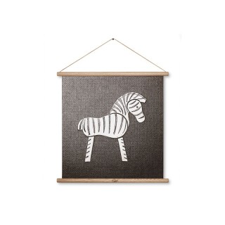 Zebra on canvas Kay Bojesen Gallery