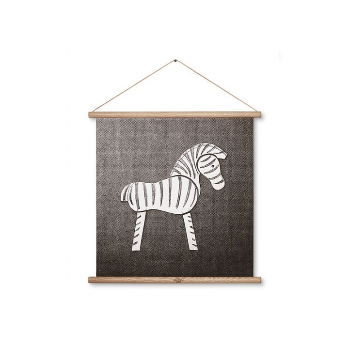 Zebra op canvas Kay Bojesen Gallerie