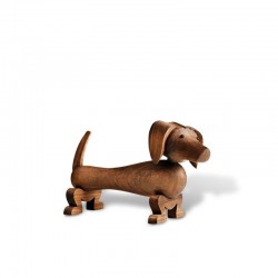 Hond design Kay Bojesen walnoot hout