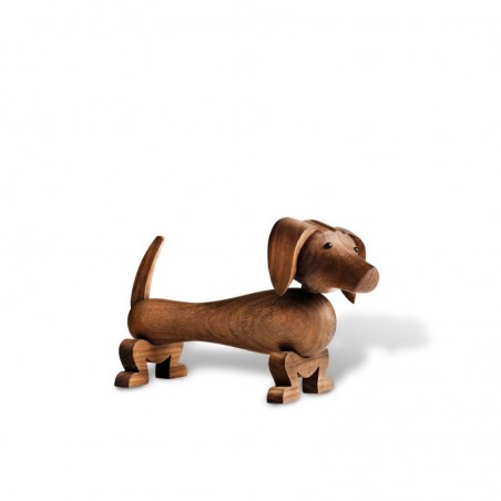 Hond design Kay Bojesen walnoot hout