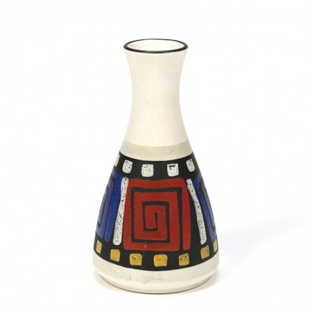 Vintage vase in bright colors