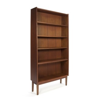 Teakhouten vintage Deense boekenkast