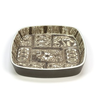 Vintage Fajance Aluminia Baca schaal