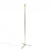 Vintage French brass floor lamp