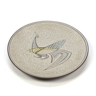 Vintage abstract plate fifties