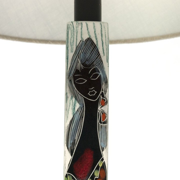 Vintage Fantoni stijl tafellamp