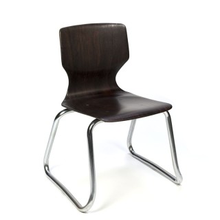 Vintage klein model Flototto schoolstoeltje