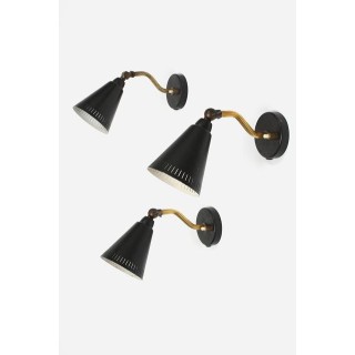 Set of 3 sconces from the 1950's - Retro Studio