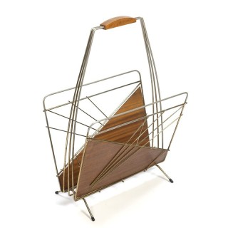 Vintage fifties magazine rack