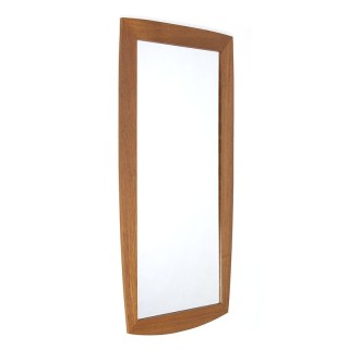 Vintage Danish mirror with wide rim