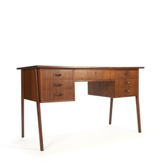 Vintage Danish desk in teak
