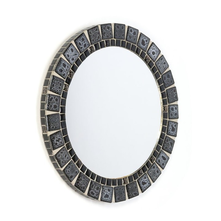 Vintage small mosaic mirror