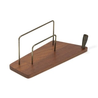 Vintage teakhouten brievenhouder