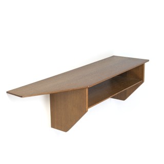 Deense vintage open boekenplank