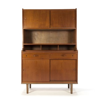 Large model vintage Danish secretaire
